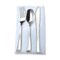 Smarty Had A Party Silver Plastic Cutlery White Pocket Napkin Set - Napkins, Forks, Knives, Spoons (70 Guests), 280PK 770-SV-CASE - alternate 8